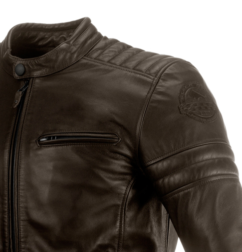 CLOVER BULLET-PRO LEATHER JACKET - BROWN - Click Image to Close